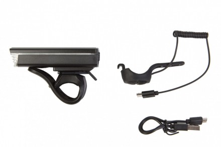 Фара передняя для велосипеда BC-FL1625 300Lm USB, 1200ma/h с электронным звонком. . фото 4
