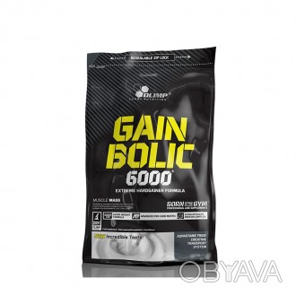 
 
Olimp Gain bolic 6000 - высококалорийная витаминизированная белково-углеводна. . фото 1