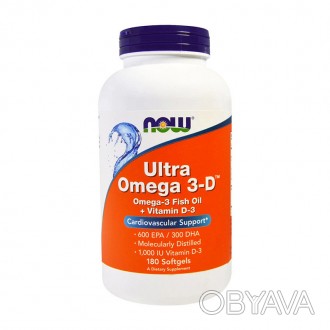 
 
 Now Foods Ultra Omega 3-D – поддержка здорового состояния сердечно-сосудисто. . фото 1