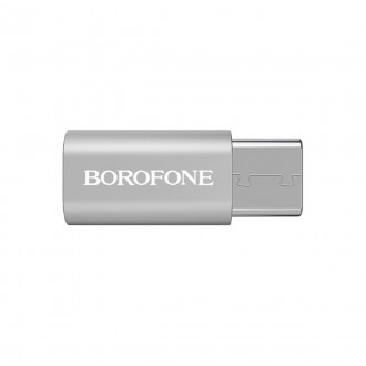 BOROFONE BV4, адаптер Micro-USB до USB-C aka Type-C, конвертер, підтримка OTG, к. . фото 4