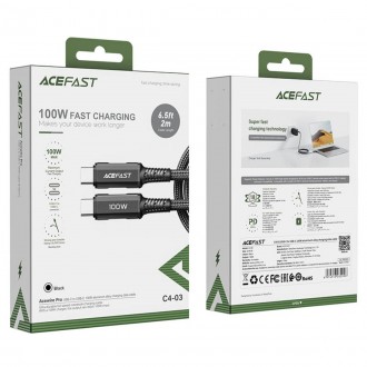ACEFAST C4-03 — кабель синхронізації для смартфонів та планшетів (всіх ґаджетів . . фото 4