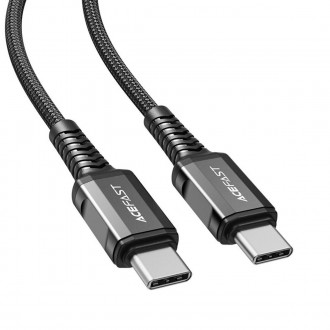 ACEFAST C1-03 — це кабель синхронізації з двома USB-Type-C адаптерами, еластични. . фото 2