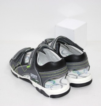 Бренд: A.shoes

Подростковые детские босоножки на мальчика. Сделаны с натураль. . фото 6