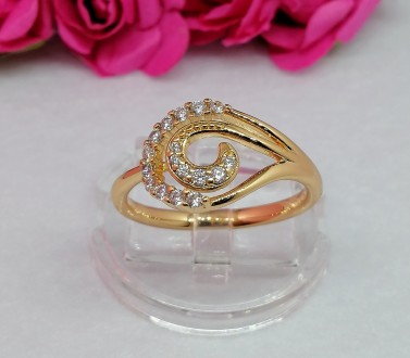 Оригинальное позолоченное женское кольцо. Медицинское золото
Бренд: Xuping
Основ. . фото 4