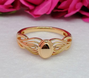 Оригинальное позолоченное женское кольцо. Медицинское золото
Бренд: Xuping
Основ. . фото 2