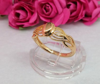 Оригинальное позолоченное женское кольцо. Медицинское золото
Бренд: Xuping
Основ. . фото 4