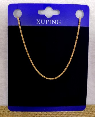 Цепочка из медицинского золота Xuping. Качественный гипоаллергенный сплав, не бо. . фото 2