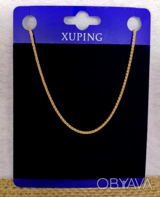 Цепочка из медицинского золота Xuping. Качественный гипоаллергенный сплав, не бо. . фото 1