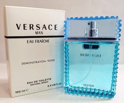 
 
 
Светящийся свежий мужской аромат Versace Man Eau Fraiche от Versace перелив. . фото 3