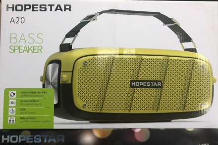 Портативная Bluetooth колонка Hopestar A20 Хопстар акустическая стерео система с. . фото 4