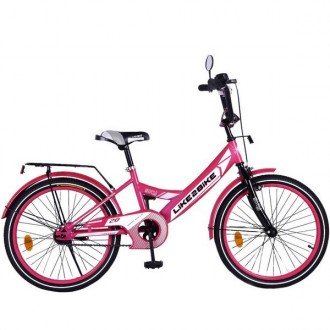 Детский велосипед Like2bike Sky 20 дюймов розовый
 
 
Велосипед двухколёсный Sky. . фото 2