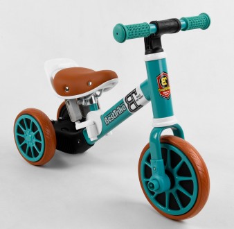 
Велосипед 3-х колёсный Best Trike, 2в1, велобег, металлическая рама, пена колес. . фото 3