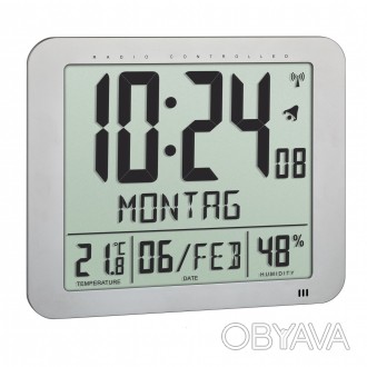 Радиоуправляемые настенные часы с комнатным климатом TFA 60.4516
 
Основные моме. . фото 1