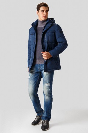 Мужская зимняя куртка стеганая Finn Flare привлекает внимание своим удобным прям. . фото 5