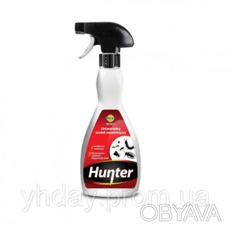 Универсальный спрей Hunter предназначен для защиты от мух, комаров, муравьев, па. . фото 1