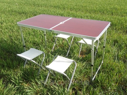 
Стол раскладной алюминиевый для пикника + 4 стула, чемодан
Пляжный зонт в компл. . фото 2