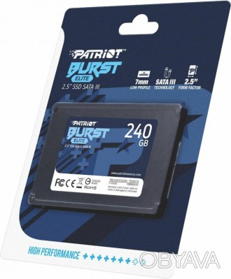 Накопичувач SSD 2.5 " 240GB Patriot є ідеальним рішенням для оптимізації вашого . . фото 1