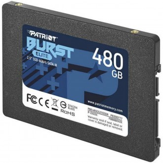 Накопичувач SSD 2.5 " 480GB Patriot є ідеальним рішенням для оптимізації вашого . . фото 3