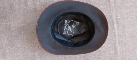 
Шляпа кожаная вестерн p. L ( Australia ) Новое оригинал, размер L 58-59 см, 100. . фото 4