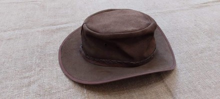 
Шляпа кожаная вестерн p. L ( Australia ) Новое оригинал, размер L 58-59 см, 100. . фото 2