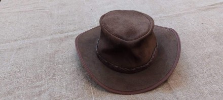 
Шляпа кожаная вестерн p. L ( Australia ) Новое оригинал, размер L 58-59 см, 100. . фото 8