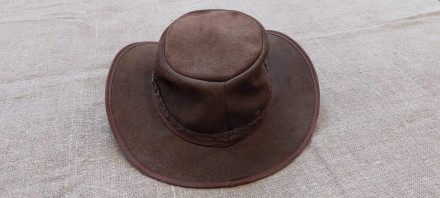 
Шляпа кожаная вестерн p. L ( Australia ) Новое оригинал, размер L 58-59 см, 100. . фото 9