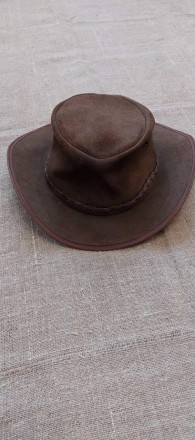
Шляпа кожаная вестерн p. L ( Australia ) Новое оригинал, размер L 58-59 см, 100. . фото 7