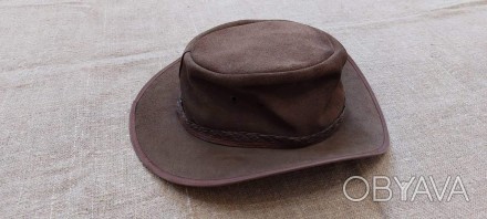 
Шляпа кожаная вестерн p. L ( Australia ) Новое оригинал, размер L 58-59 см, 100. . фото 1