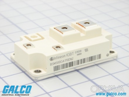 Trans IGBT Module N-CH 1.7kV 300A nom 2500W 4-Pin 106.4x61.4mm
В наявності 3 шт. . фото 1