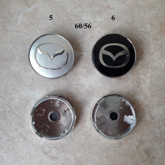Колпачки заглушки ступицы легкосплавных дисков Mazda.
1. Внешний диаметр 56 мм,. . фото 4