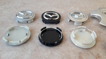 Колпачки заглушки ступицы легкосплавных дисков Mazda.
1. Внешний диаметр 56 мм,. . фото 3