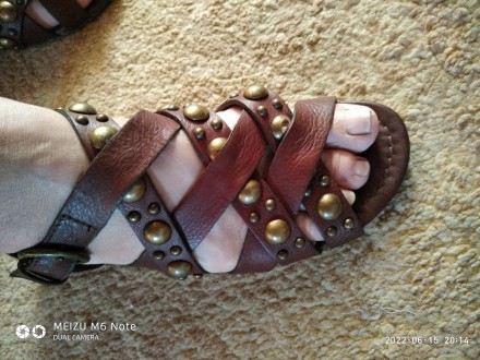 Супер классные сандали итальянского бренда Massimo Dutti,очень мягкая кожа,украш. . фото 4