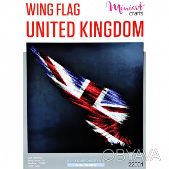 Набор для вышивания "Крыло: Флаг Великобритании" 
 
Отправка данного товара прои. . фото 1