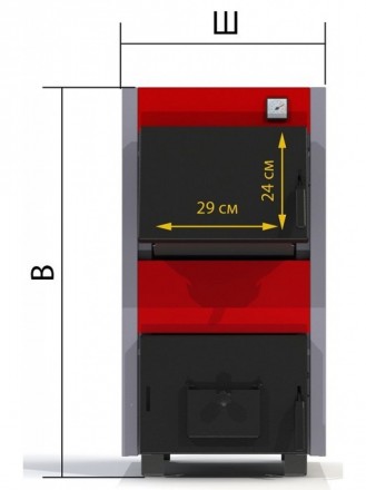 Абсолютно базовая модель котла для сжигания любого вида топлива (уголь, брикеты,. . фото 5