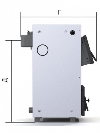Абсолютно базовая модель котла для сжигания любого вида топлива (уголь, брикеты,. . фото 6