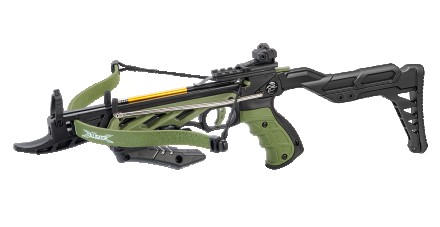 Арбалет Man Kung MK-TCS2G Рекурсивный, пистолетного типа, алюм. рукоять ц:зелены. . фото 2