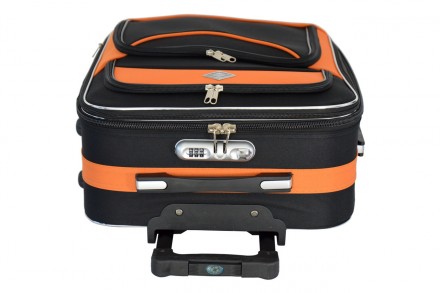 Набір сімейних валіз різного розміру Bonro Style в комплекті 3 штуки чорно-темно. . фото 8