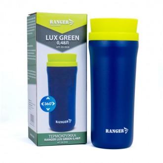 Термокружка Ranger Lux 0,48 L Green– это незаменимая вещь для людей которые всег. . фото 2