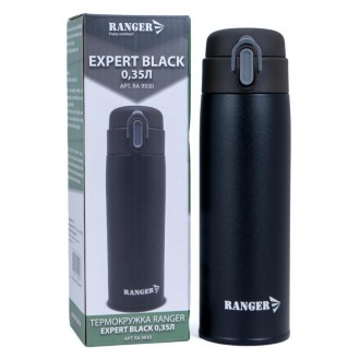 Термокружка Ranger Expert 0,35 L Black – это незаменимая вещь для людей, которые. . фото 2