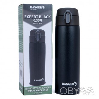 Термокружка Ranger Expert 0,35 L Black – это незаменимая вещь для людей, которые. . фото 1