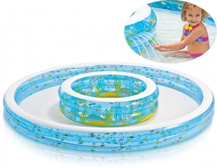 Детский игровой надувной бассейн "Колодец желаний " с фонтаном.
 
Провести летом. . фото 3