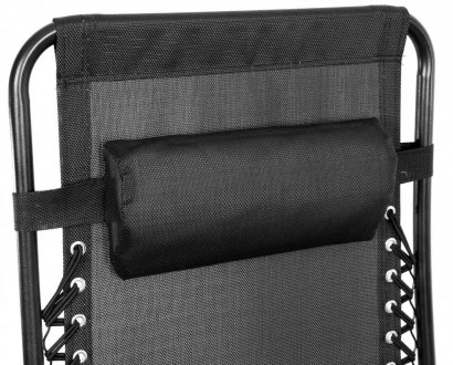 Шезлонг лежак для відпочинку на природі розкладний із підсклянником Bono SP-167A. . фото 7