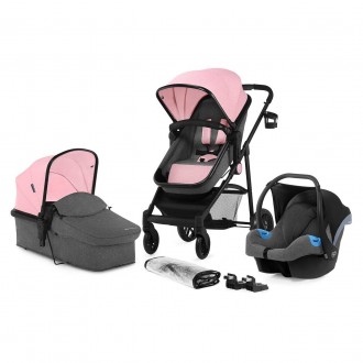 Універсальна коляска 3 в 1 Kinderkraft Juli Pink (KKWJULIPNK3000). Київ. фото 1 Універсальна коляска 3 в 1 Kinderkraft Juli Pink (KKWJULIPNK3000). Київ. фото 1