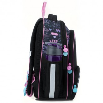 
Каркасный рюкзак GO22-597S-1 – это школьная модель с ортопедической спинкой для. . фото 8