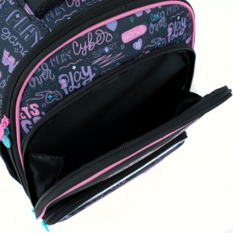 
Каркасный рюкзак GO22-597S-1 – это школьная модель с ортопедической спинкой для. . фото 10