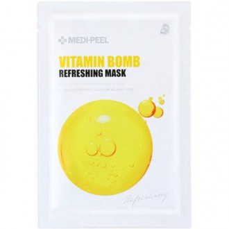 Тонизирующая тканевая маска Medi-Peel Vitamin Bomb Refreshing Mask. Львов. фото 1 Тонизирующая тканевая маска Medi-Peel Vitamin Bomb Refreshing Mask. Львов. фото 1