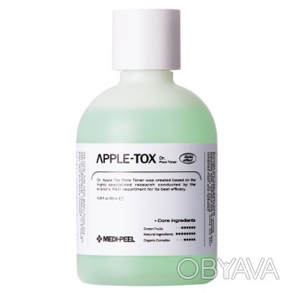 Пилинг-тонер для лица с яблоком
Medi-Peel Dr.Apple Tox Pore Toen с АНА-кислотами. . фото 1