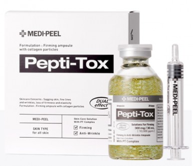 Антивозрастная разглаживающая ампула Medi-Peel Pepti-Tox Ampoule 
Возраст: 30+
Н. . фото 2