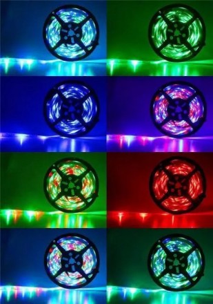 Цветная светодиодная лента, подсветка
Светодиодная лента имеет цветопередачу RGB. . фото 6