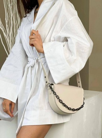 Платье халат кимоно 
Ткань лён 
Цвет оливка и белый 
Размер 42-48 универсал 
Реа. . фото 9